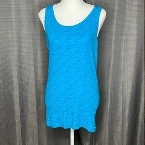 CRUEL GIRL LARGE BLUE COTTON TANK TOP